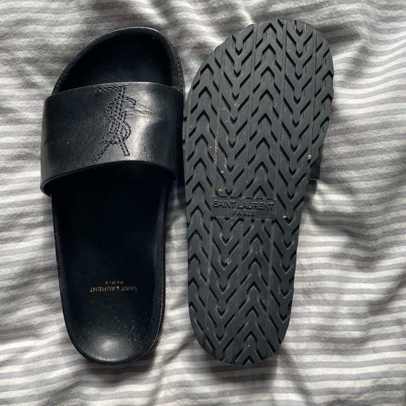 Authentic Saint Laurent slides - Picture 2 of 2